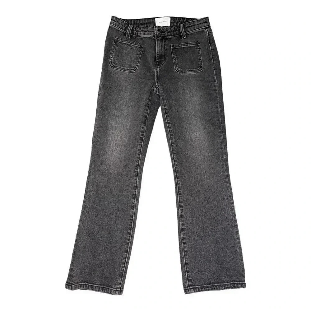 Current/Elliott Women’s Black/Gray Size 27‎ (US Size 4) Bootcut Jeans